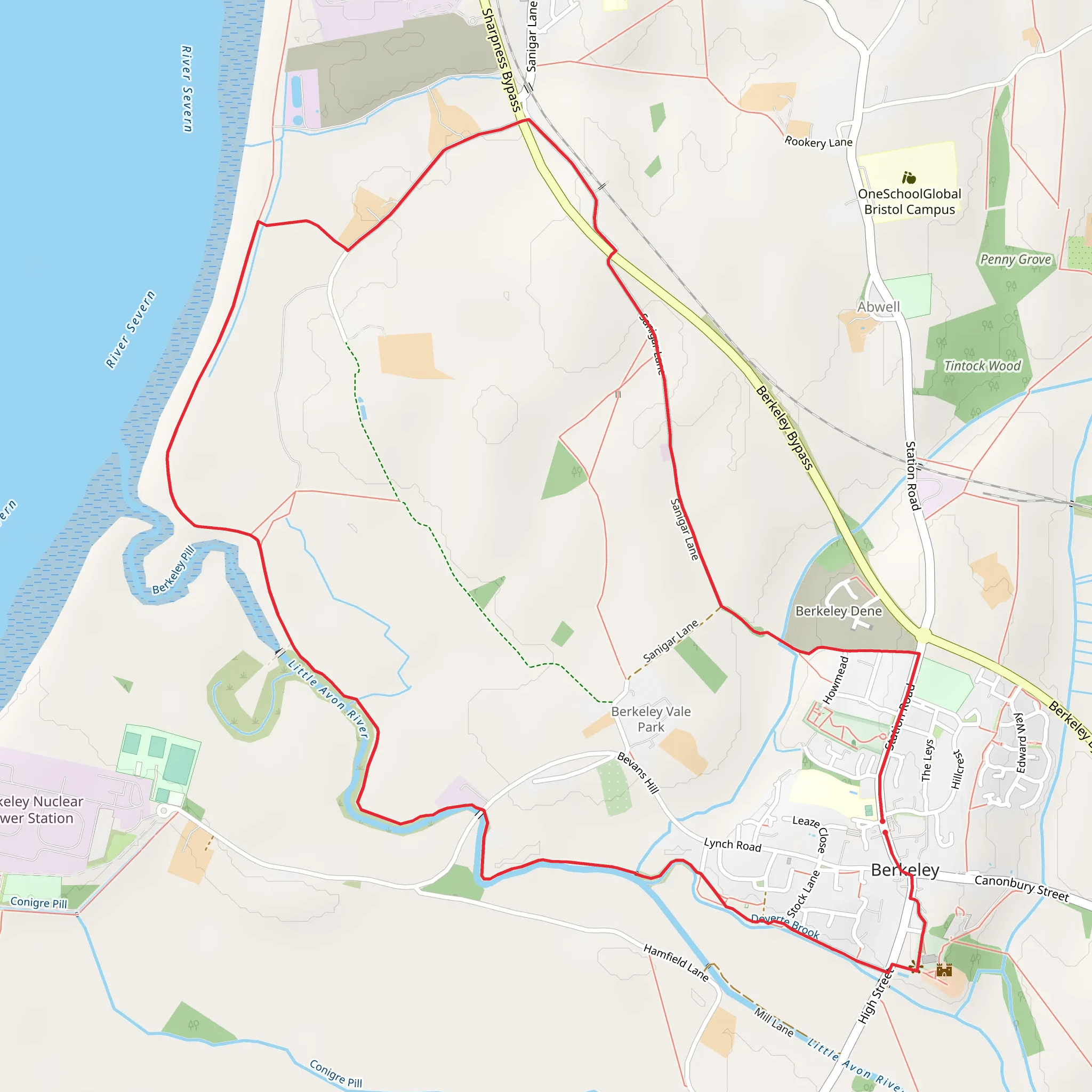 Berkeley and Breakwater Loop mobile static map
