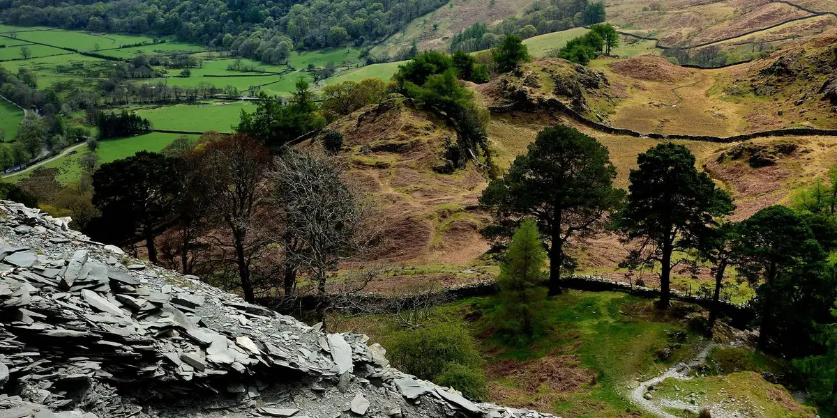 Castle Crag from Seatoller - The Scenic Route