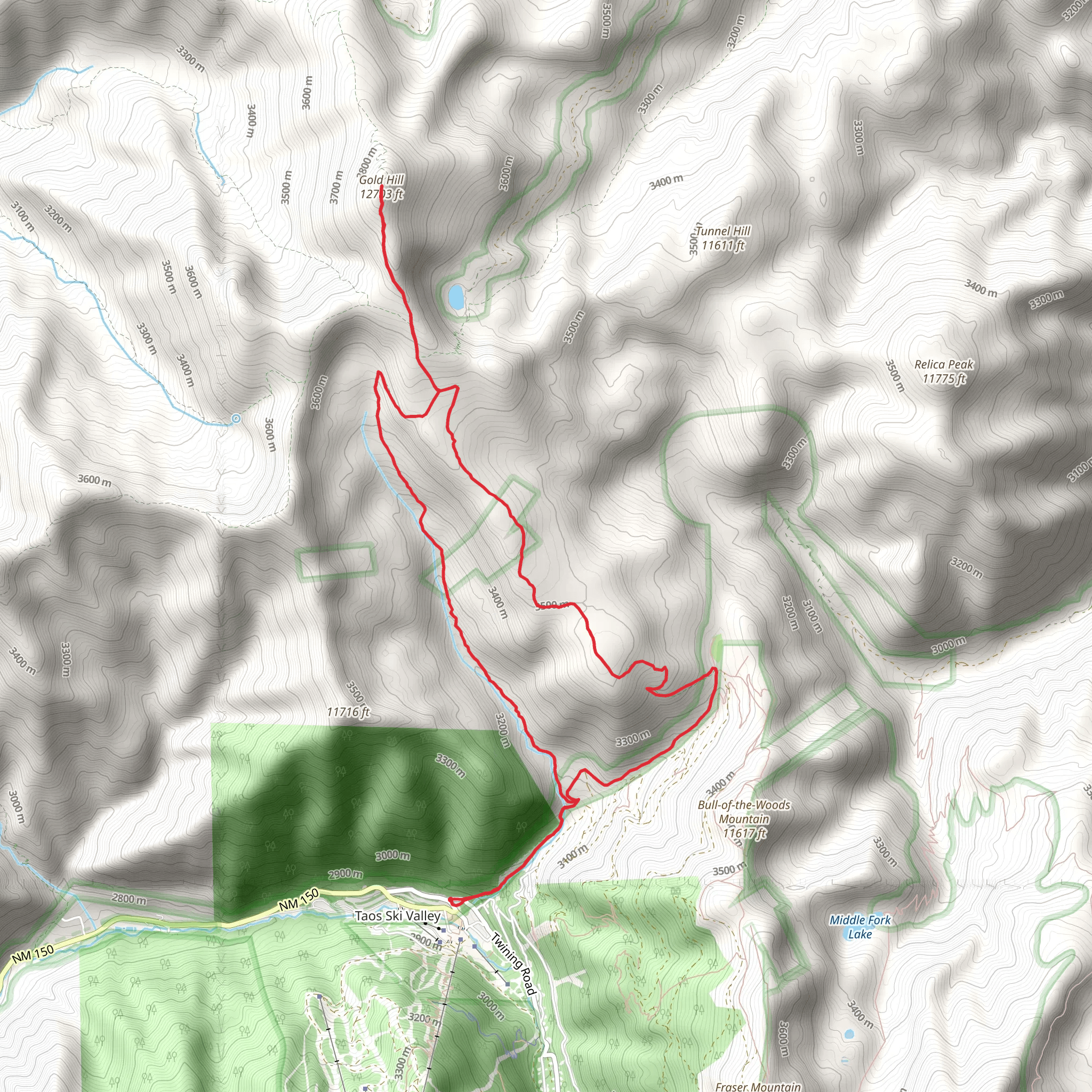 Gold Hill Loop via Long Canyon Trail mobile static map