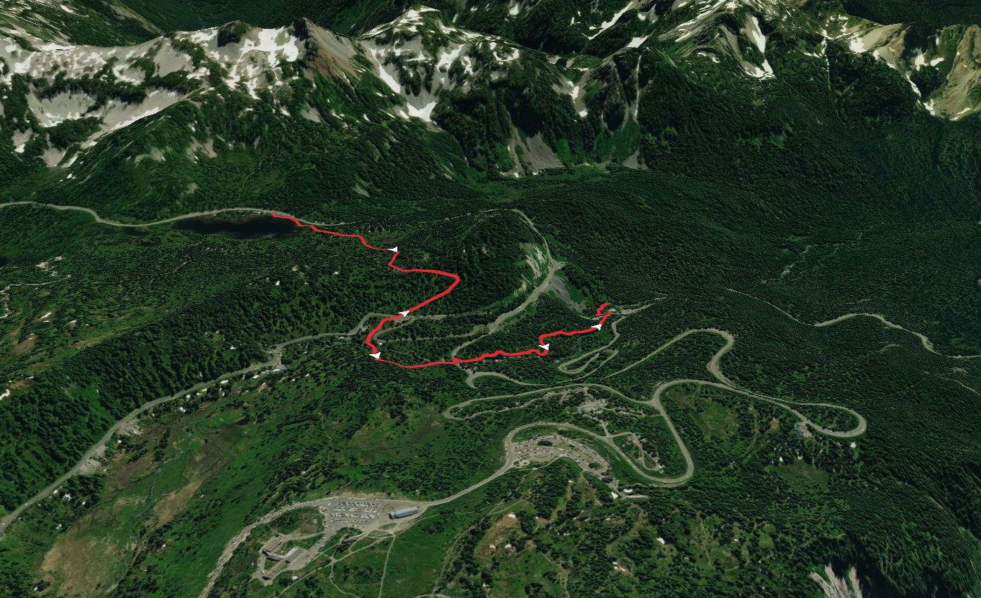 Lower Lakes Trail and Narada Falls Trail