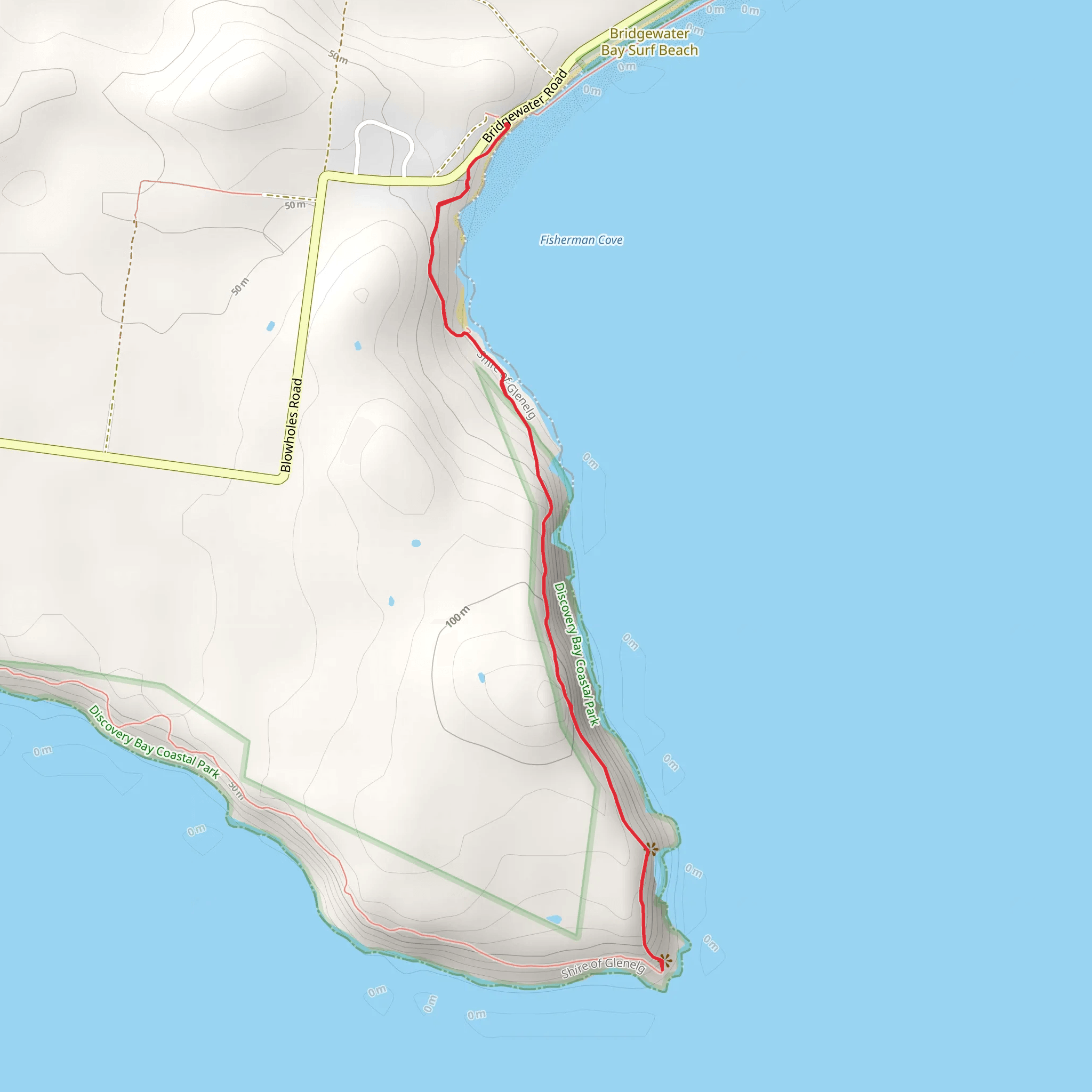 Cape Bridgewater Seal Colony Trail mobile static map