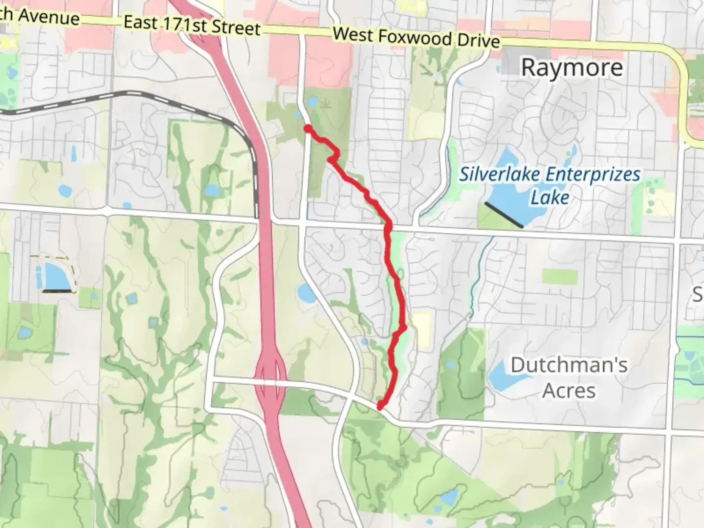 An image depicting the trail Good Parkway Walk and its surrounding area.