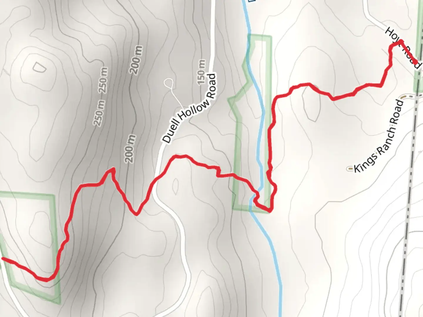 An image depicting the trail United States of America Property Trail and its surrounding area.