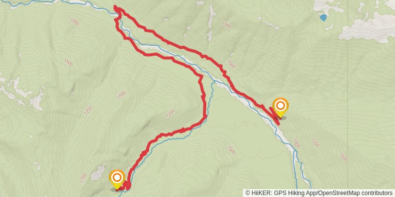 Ultra Pedestrian North Loop stage 197 Map