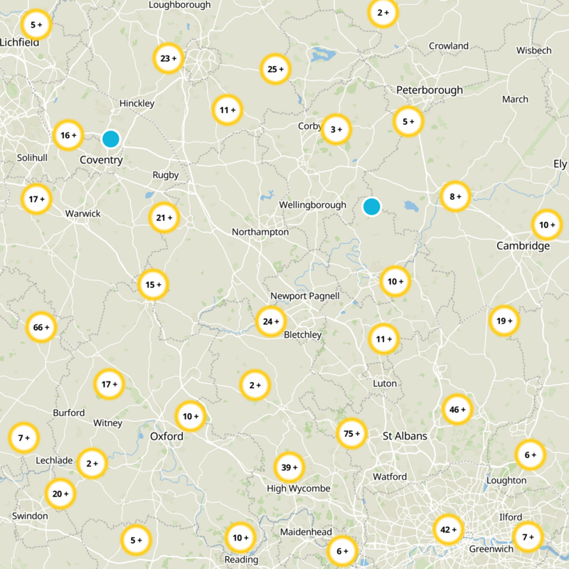 Milton Keynes Static Map