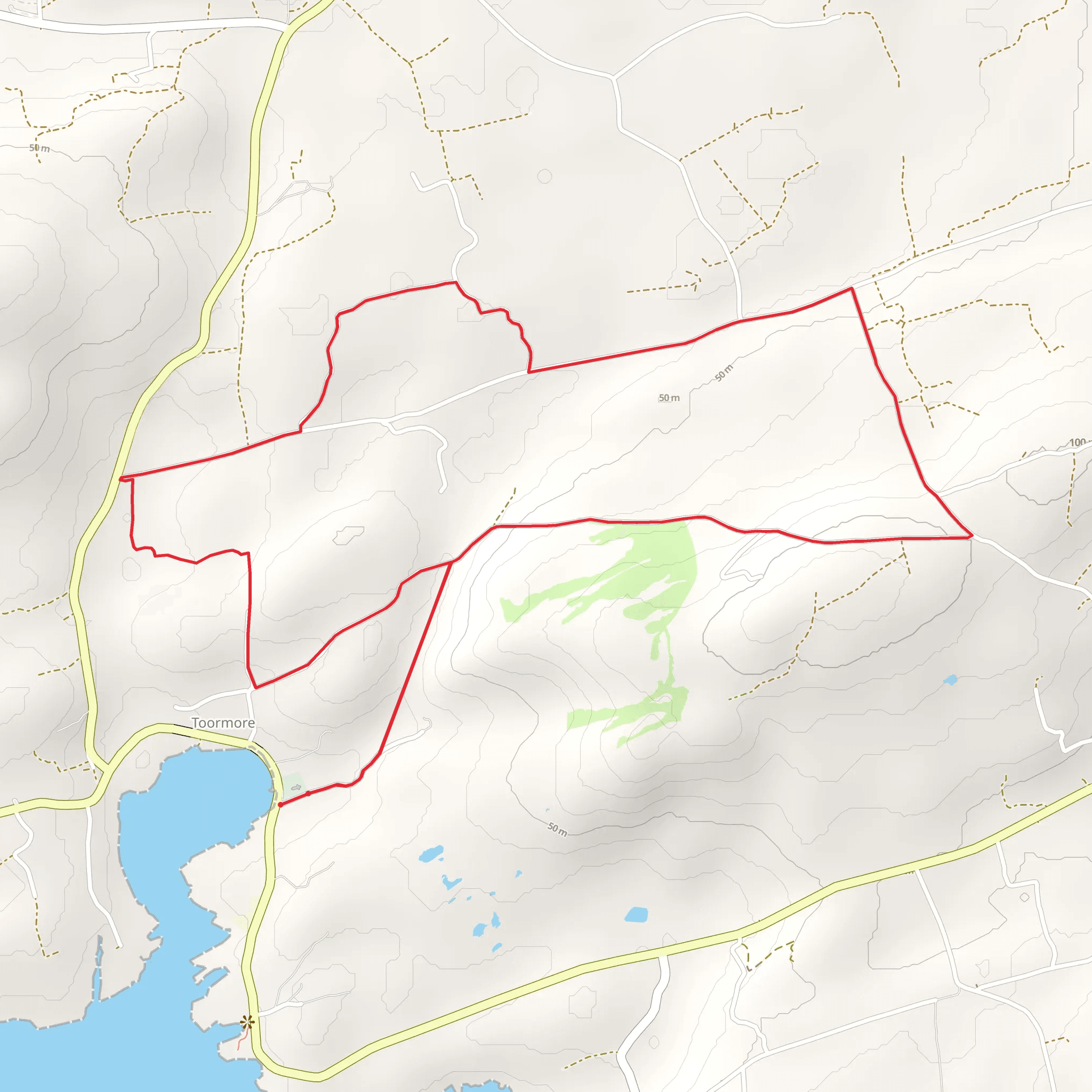 Fastnet Trails - Gortyowen Loop mobile static map