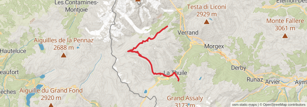 Sentiero Italia - Alps Section stage 140 Map