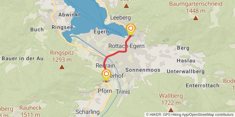 Die Alpenüberquerung alt 1 Map