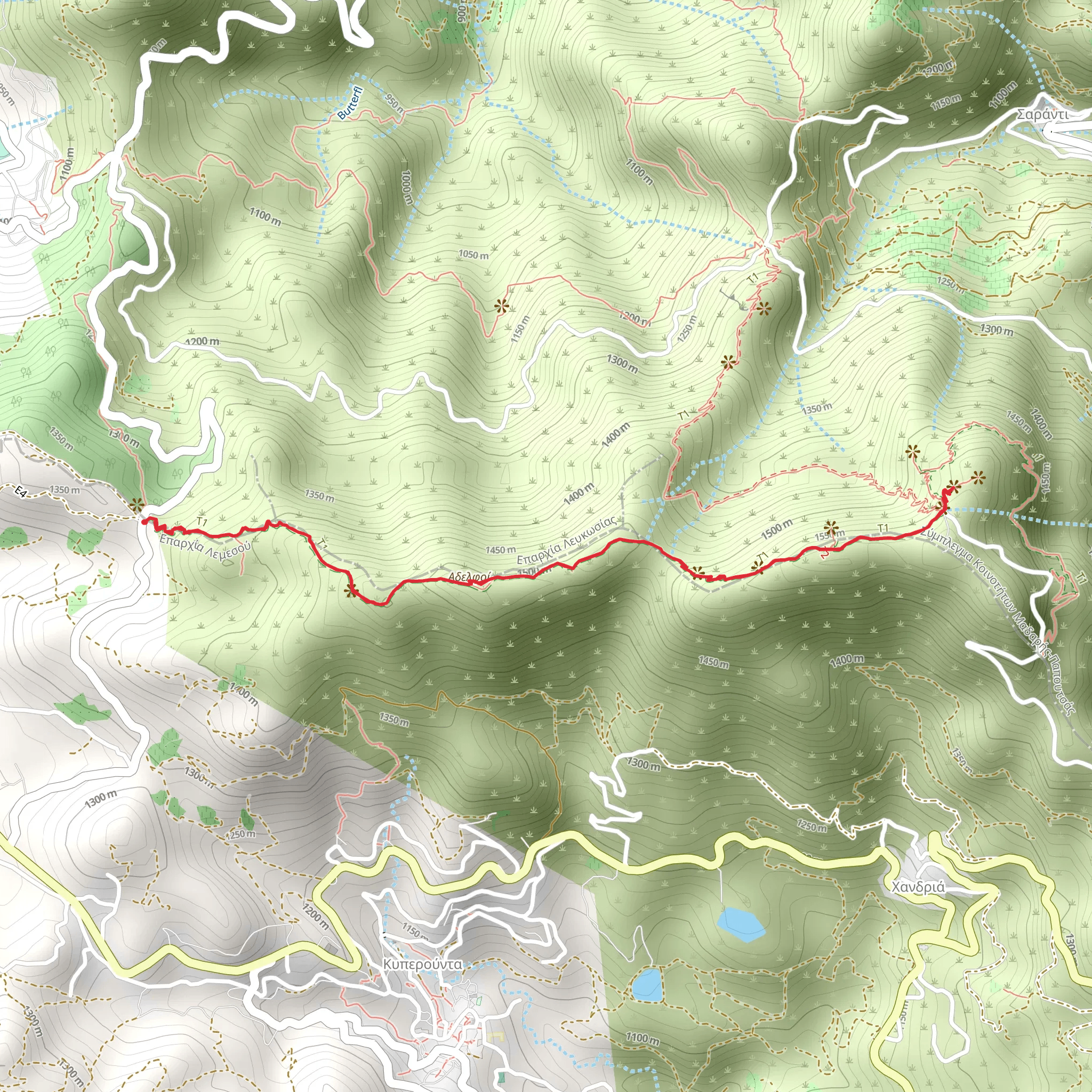 Doxa si o Theos - Madari Fire Lookout Station Trail mobile static map