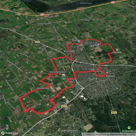 De Bosfluiter and Huinerwal Loop
