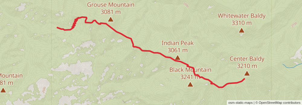 Grand Enchantment Trail stage 34 Map