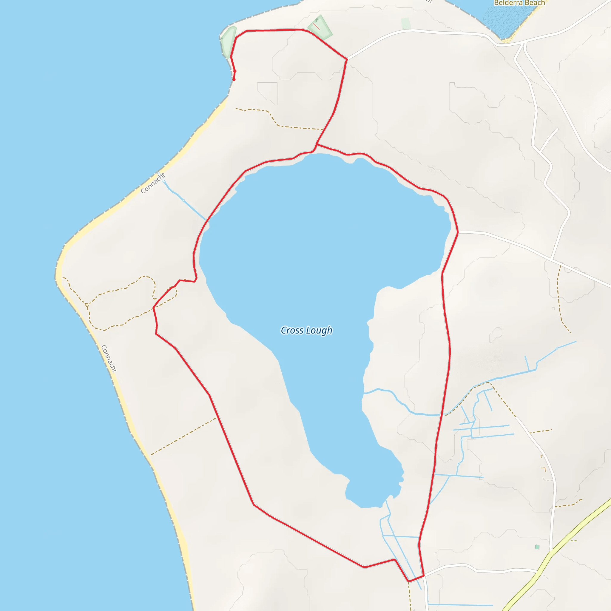 Cross - Blue Loop mobile static map