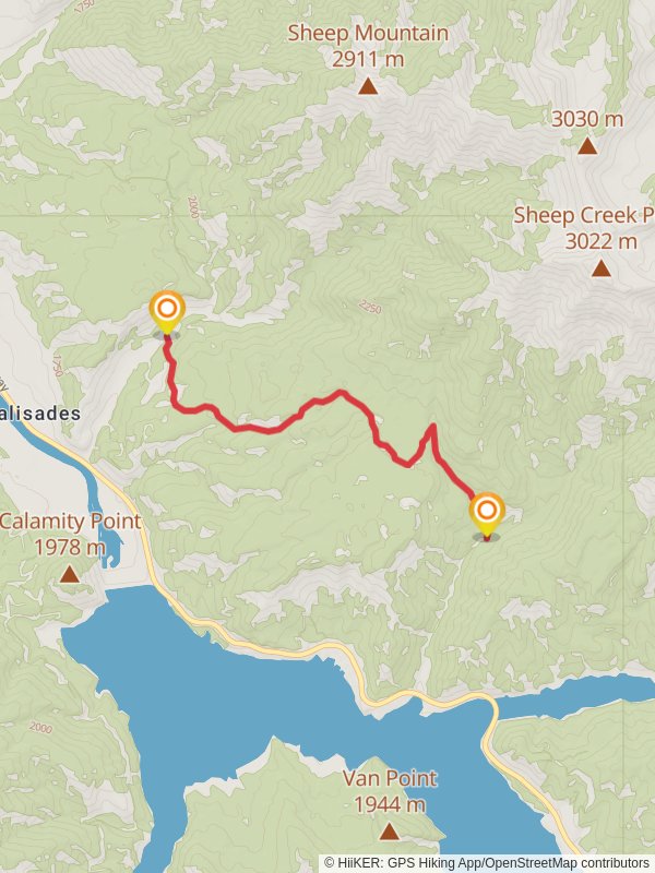 Sheep Creek - Little Elk Trail