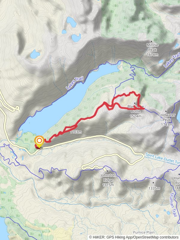 Blastzone Butte via South Coldwater Trail
