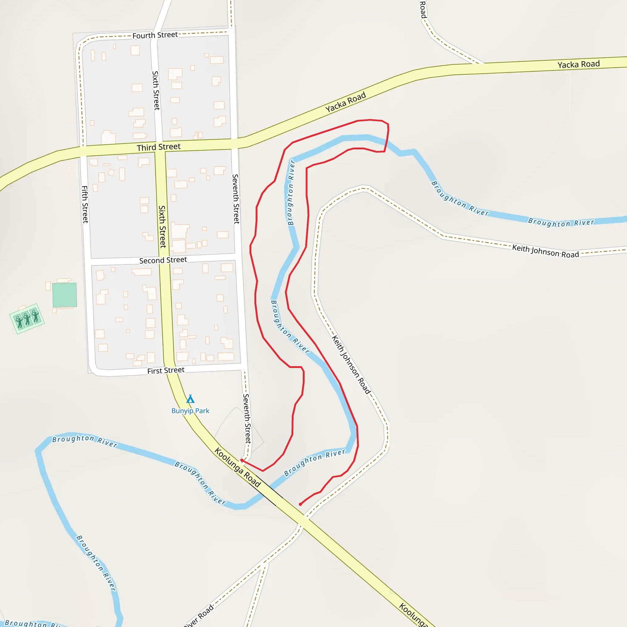 River Walk - Koolunga mobile static map