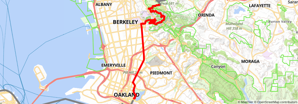 American Discovery Trail South Route stage 401 Map