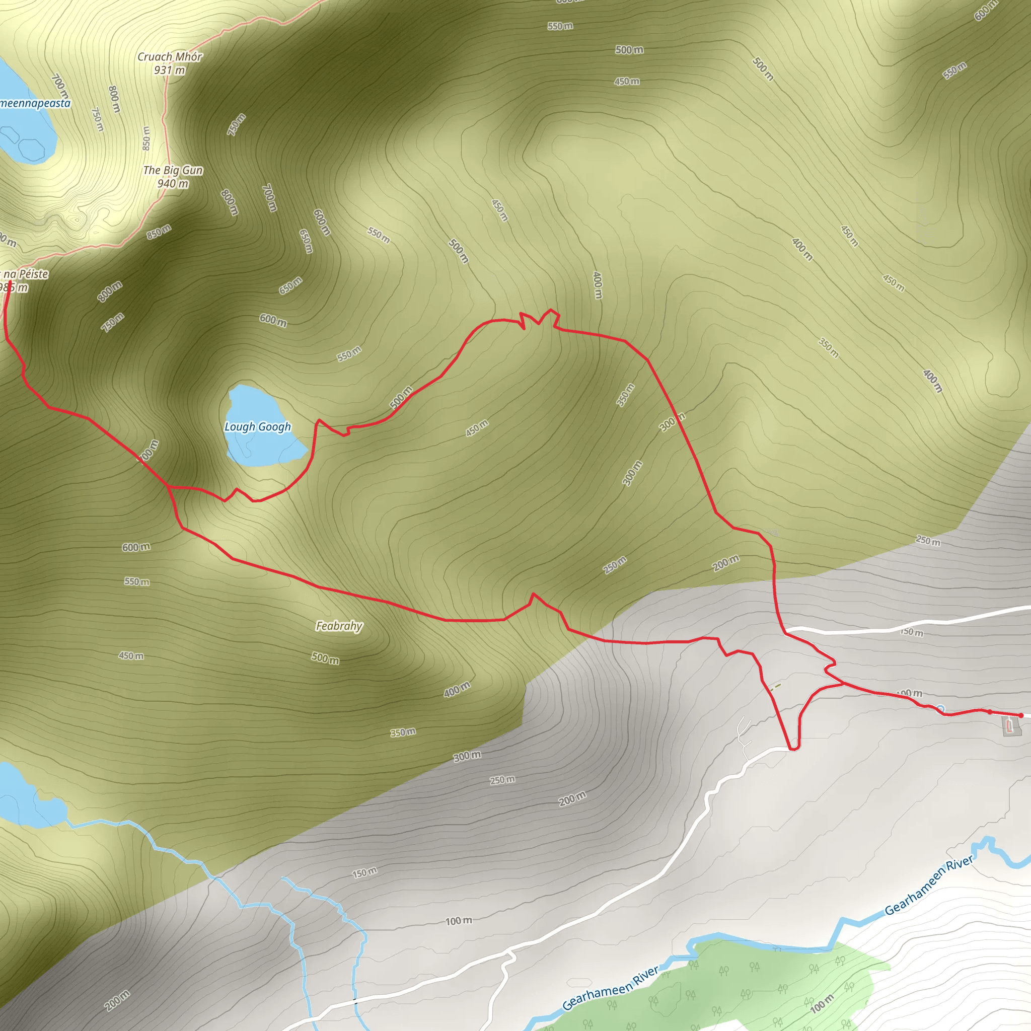 Cnoc na Péiste mobile static map