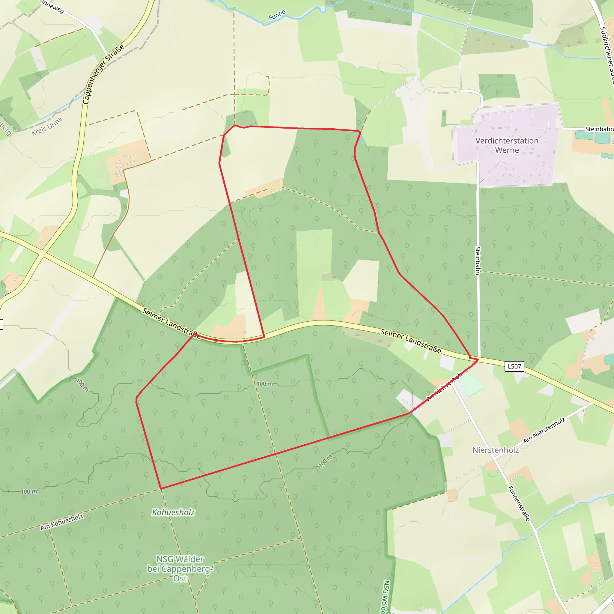 Wanderweg 1 Loop mobile static map