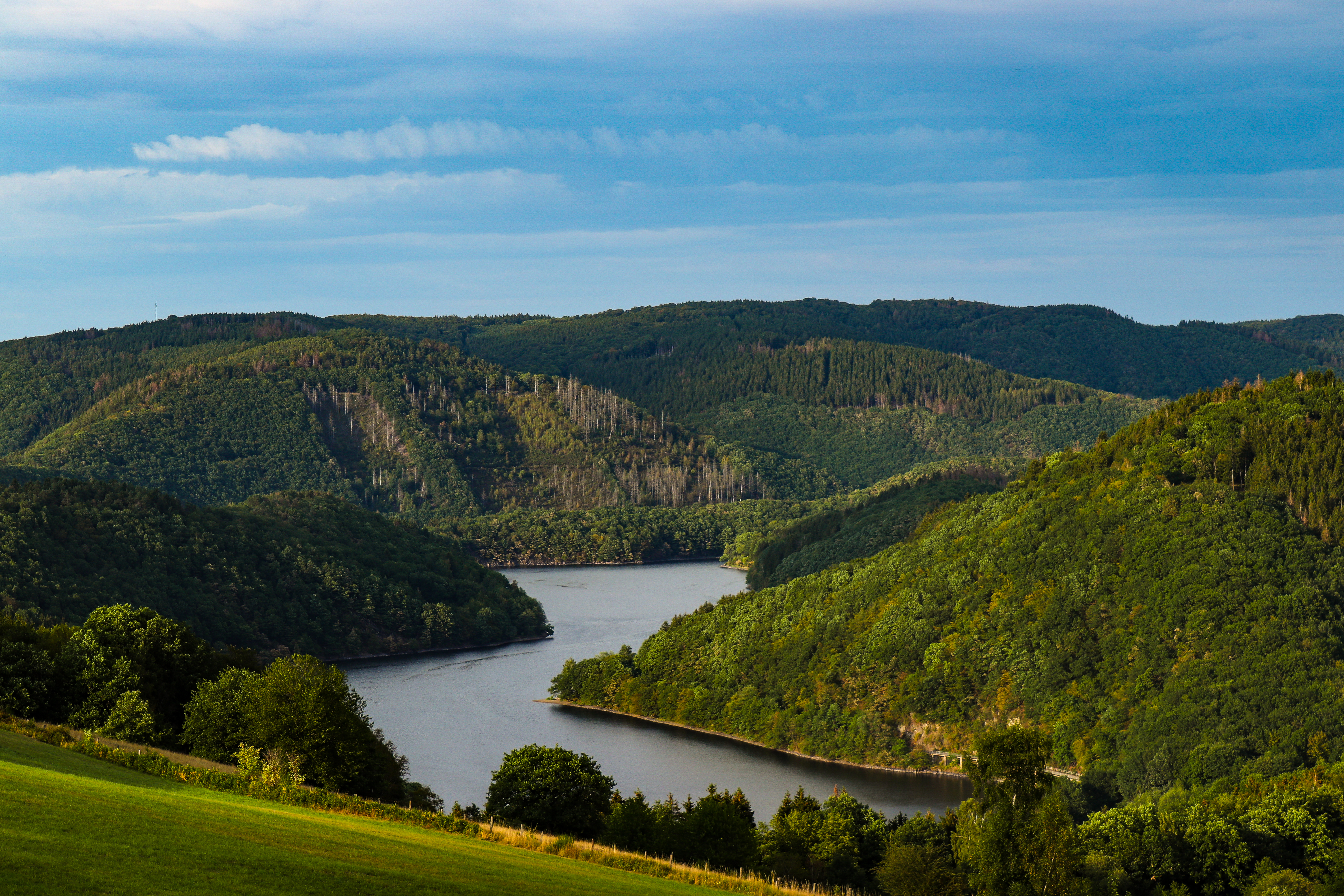 An image depicting the trail Eifel National Park and its surrounding area.