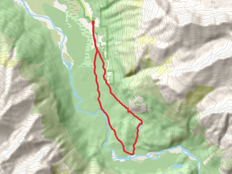 Dew Mound Trail and Crow Pass Trail Loop