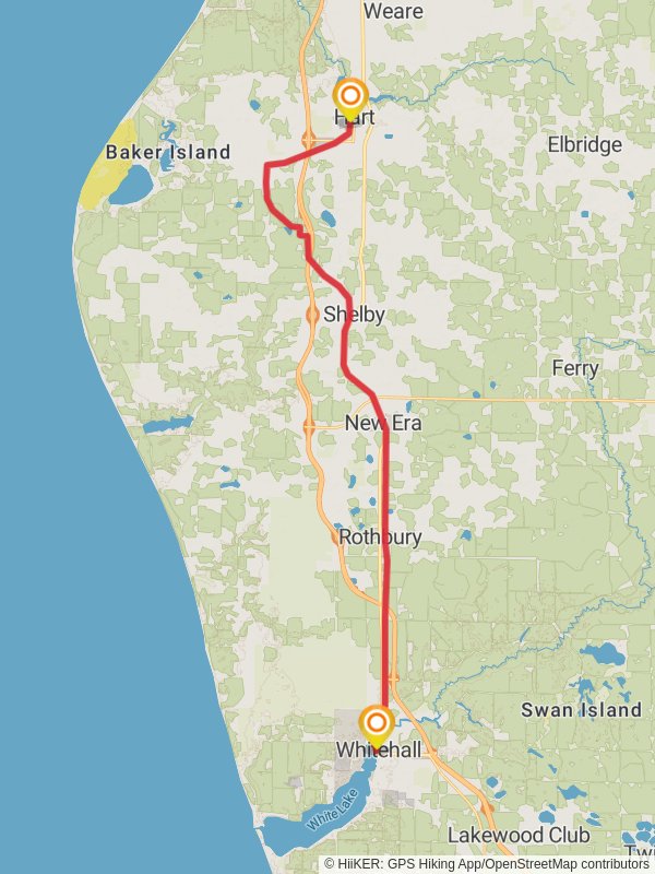 White Lake Pathway and Hart-Montague Trail