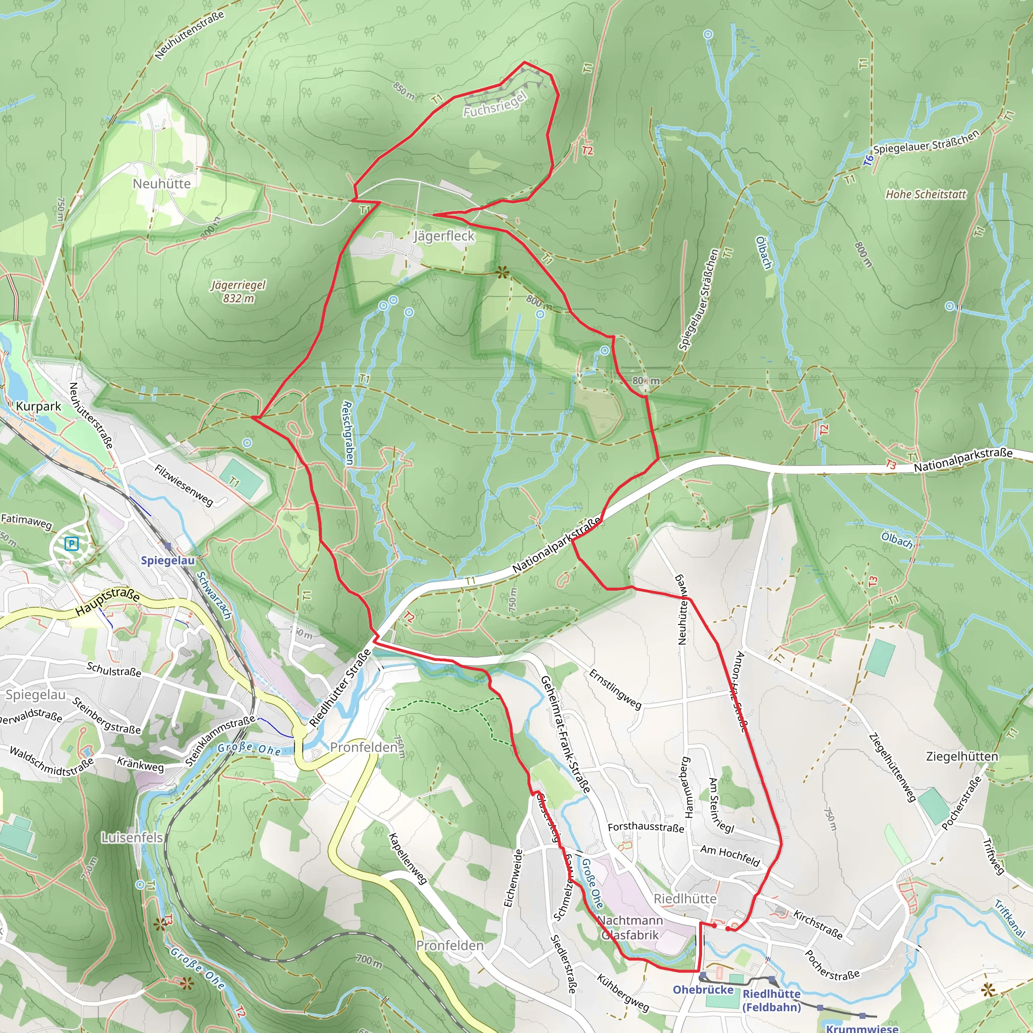 Fuchs Loop mobile static map