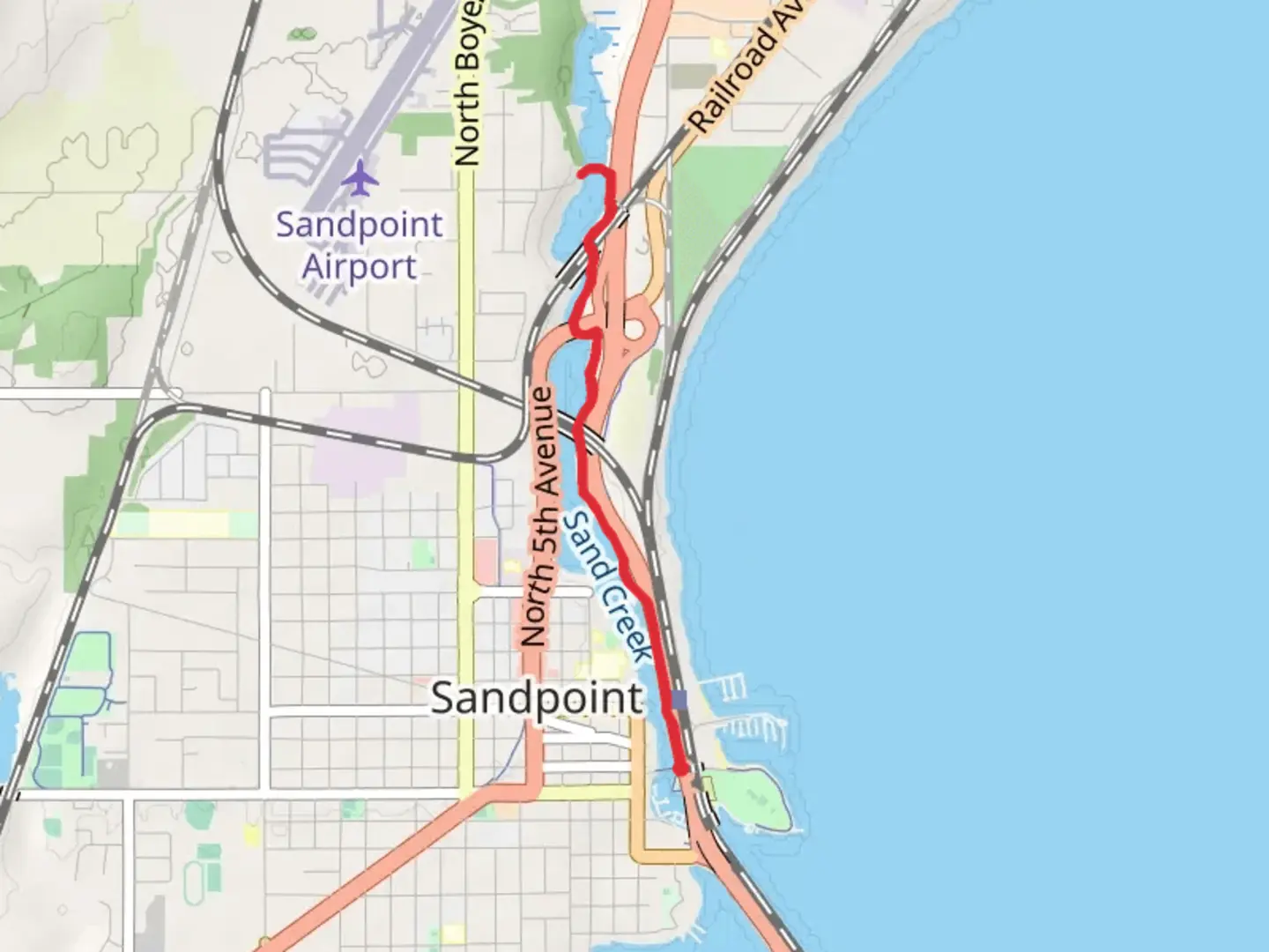 An image depicting the trail Creekside Trail and its surrounding area.