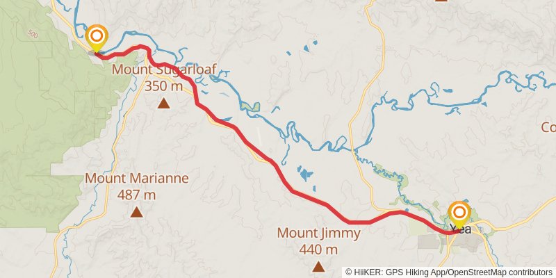 Great Victorian Rail Trail stage 5 Map