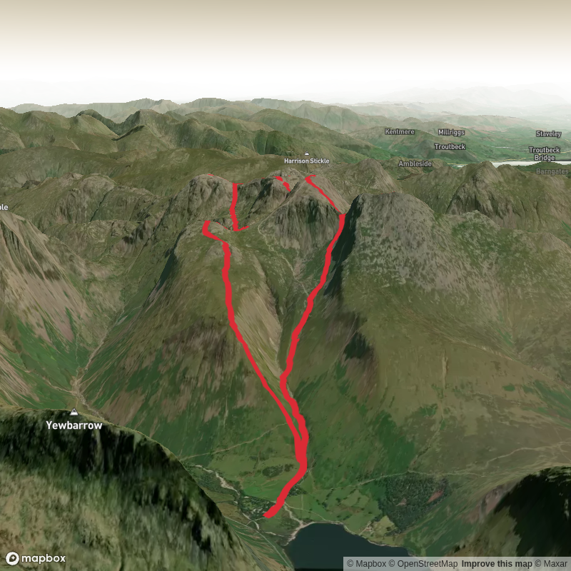 Lingmell, Great End, Broad Crag and Scaffel Pike Loop