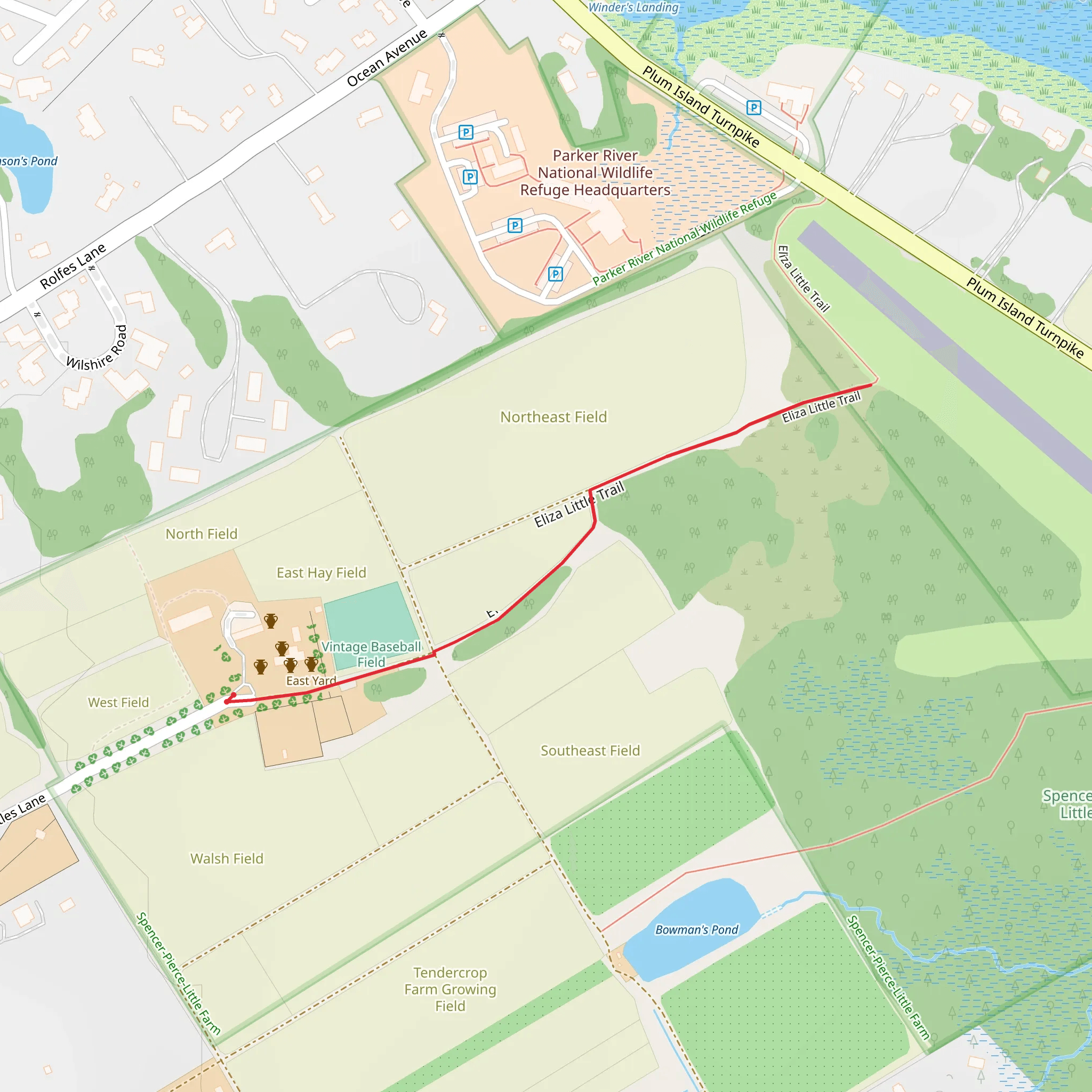 Eliza Little Trail mobile static map