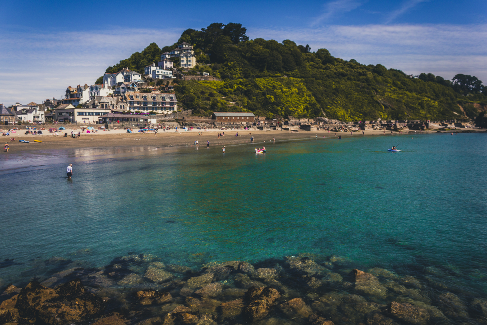 An image depicting the trail Hannafore Point Walk and its surrounding area.