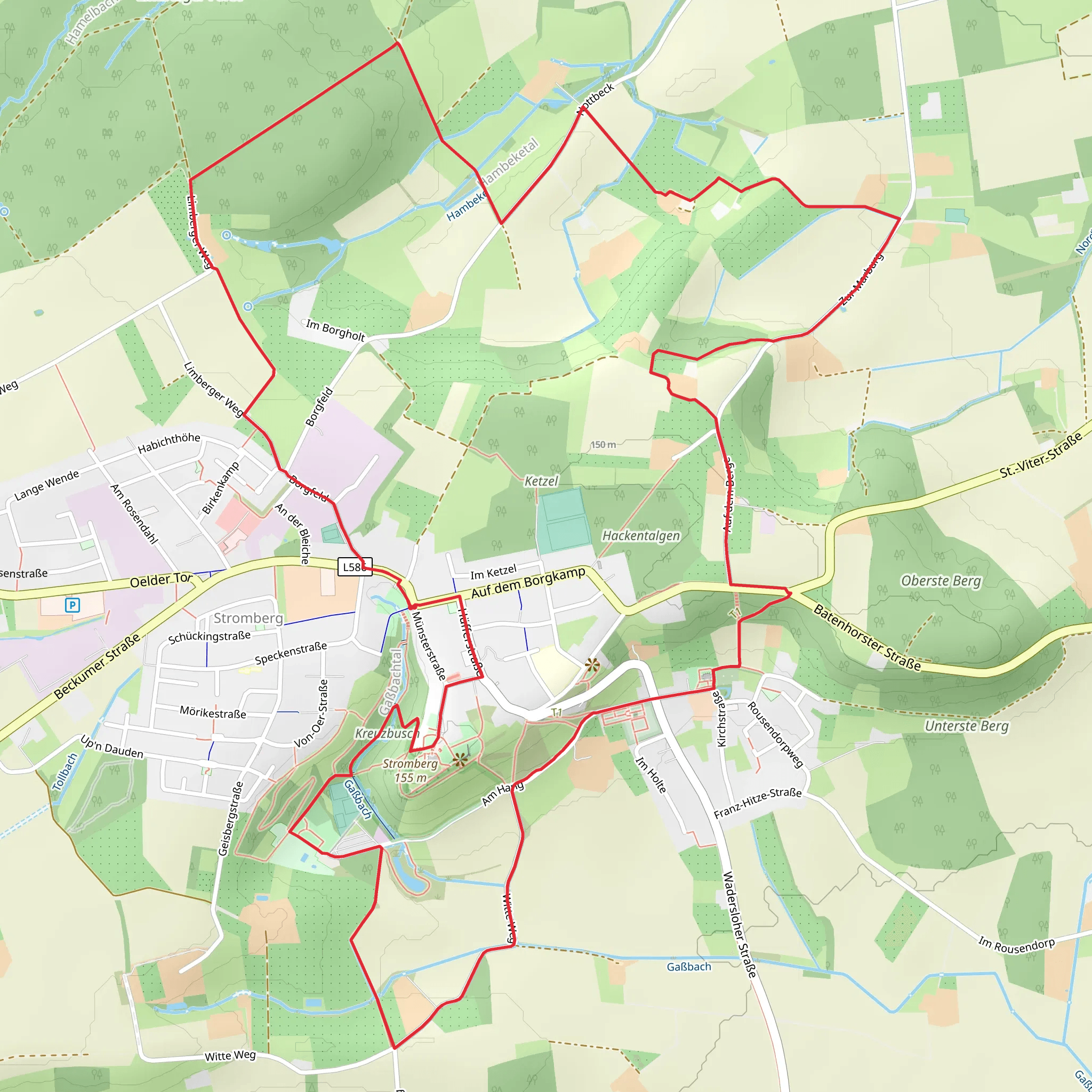 Kreuzbusch via Kreuzweg mobile static map