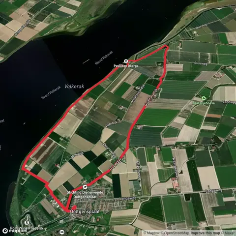 Volkerak and Galathesedijk and Groote Adriana - Theodoradijk