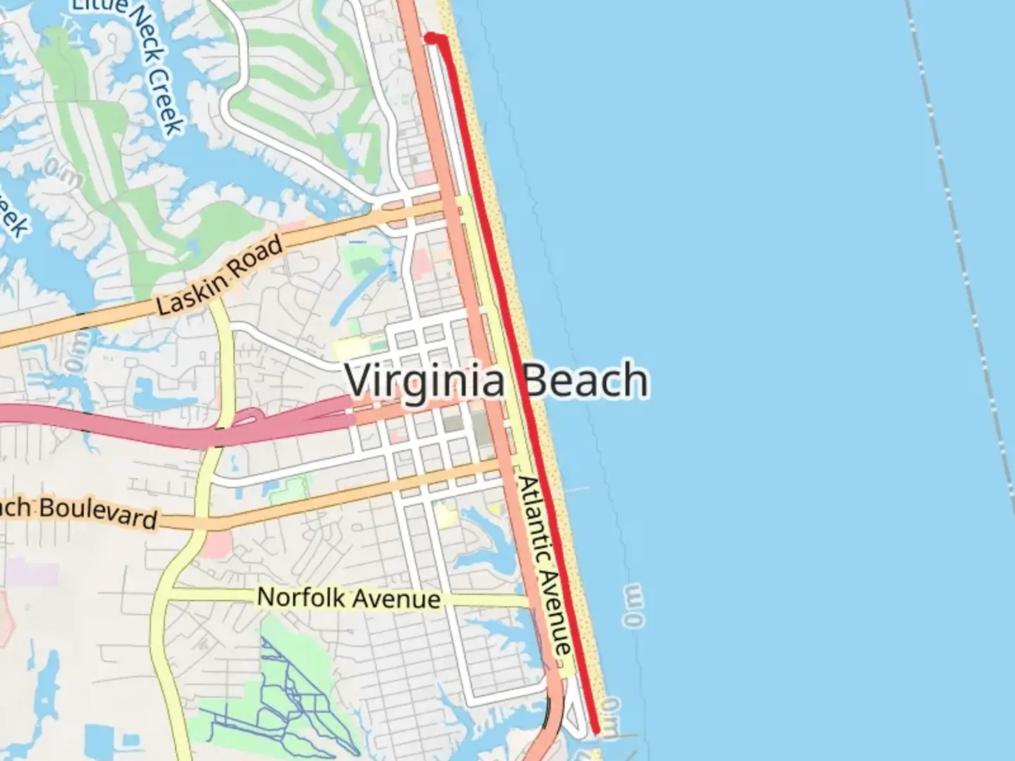 An image depicting the trail Virginia Beach - Board Walk and its surrounding area.