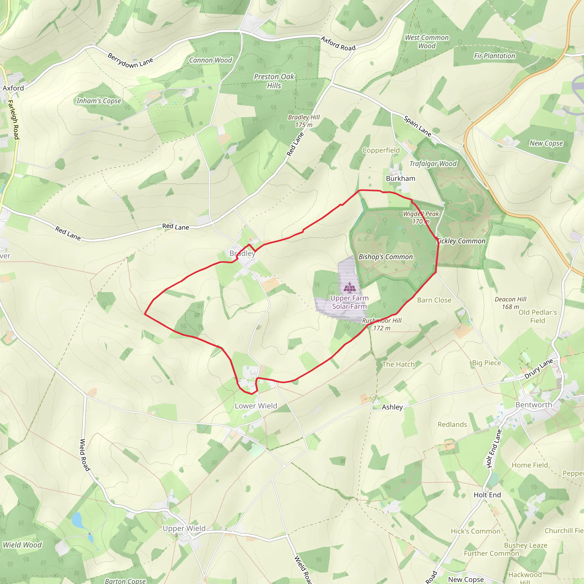 Bradley from Home Farm - Burkham mobile static map