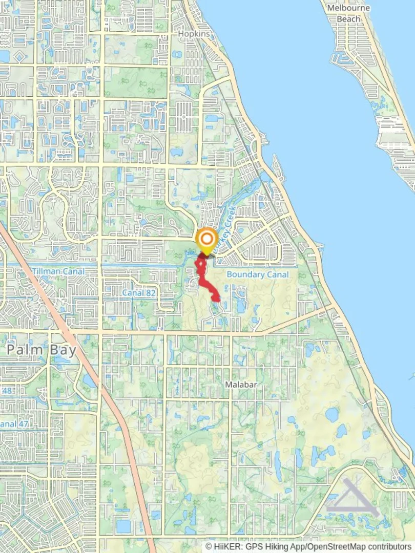 An image depicting the trail Red Loop Trail and its surrounding area.