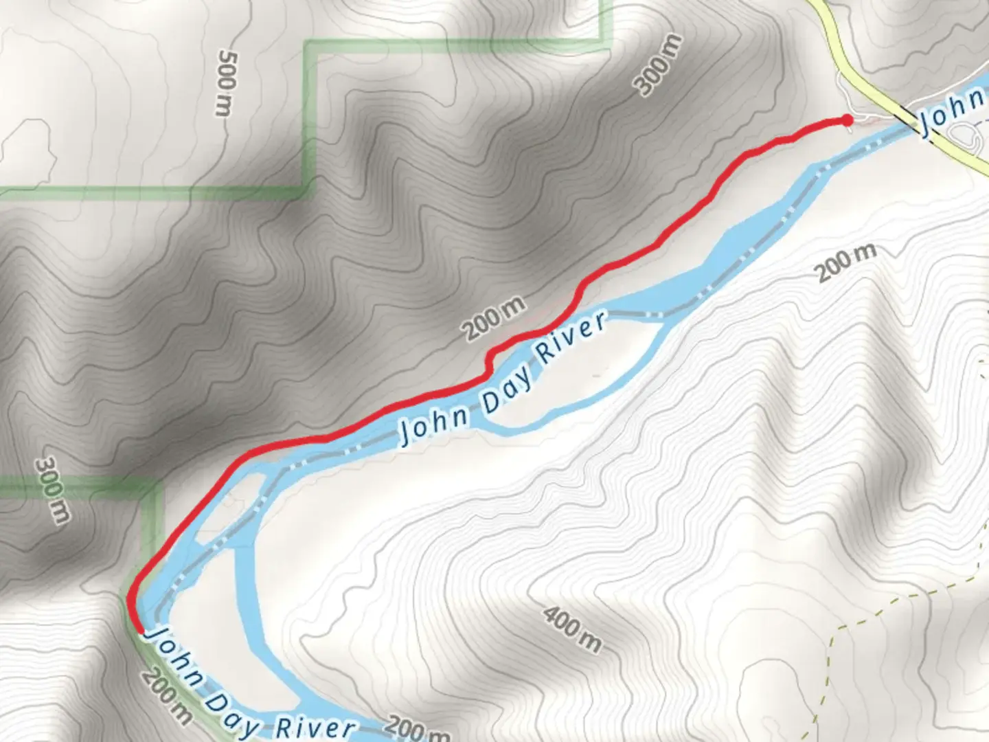 An image depicting the trail Hard Stone Trail and its surrounding area.