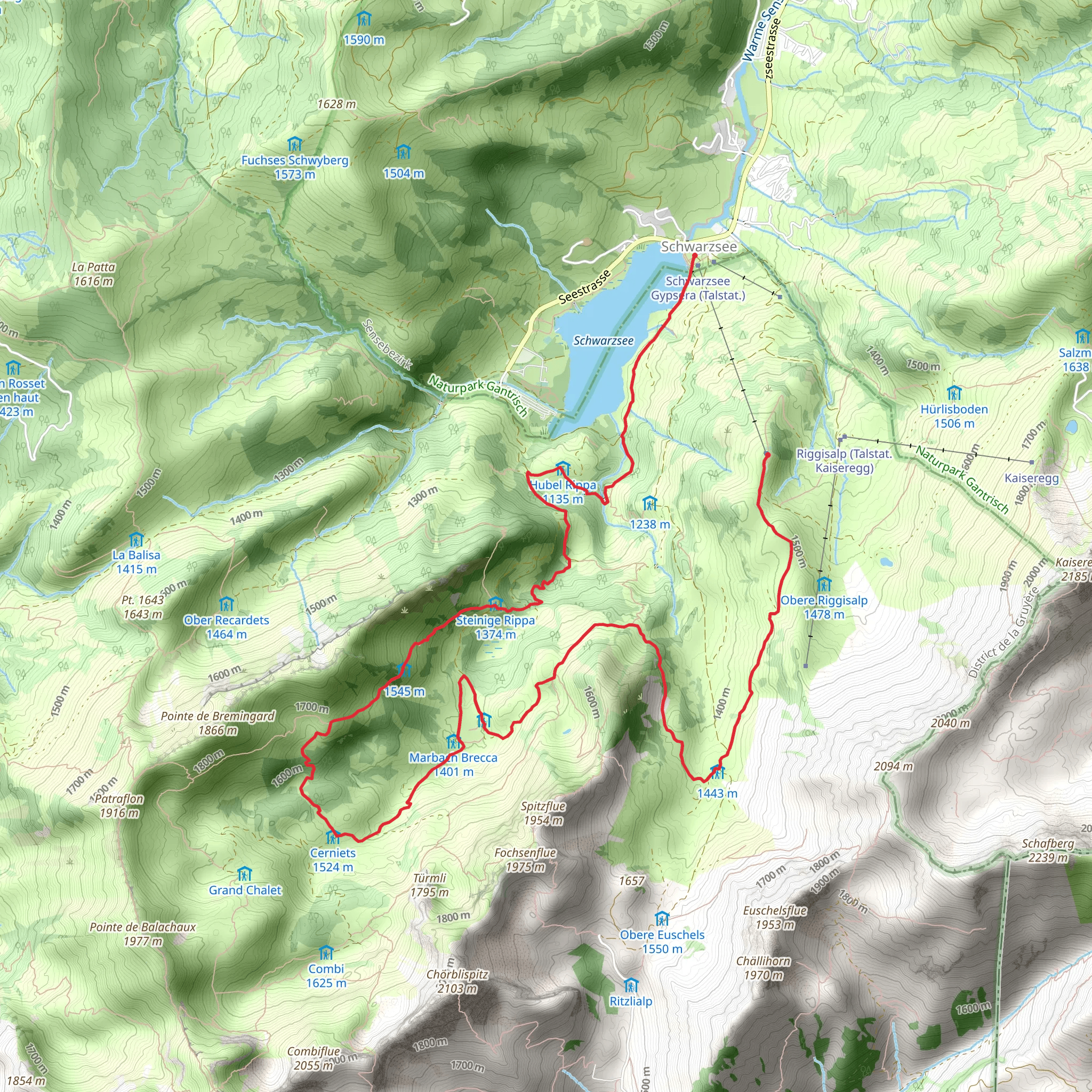 Brecca Gorge mobile static map