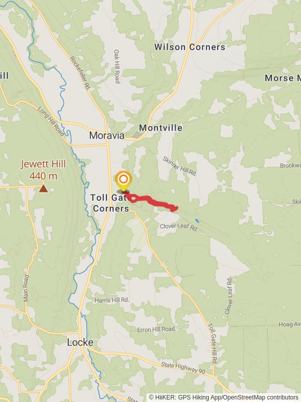 Dry Creek Loop Trail mobile static map