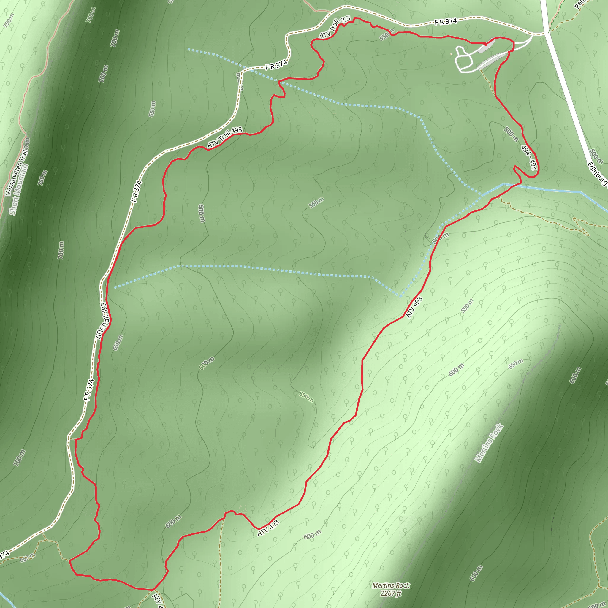 Edinburg Gap Loop - South mobile static map