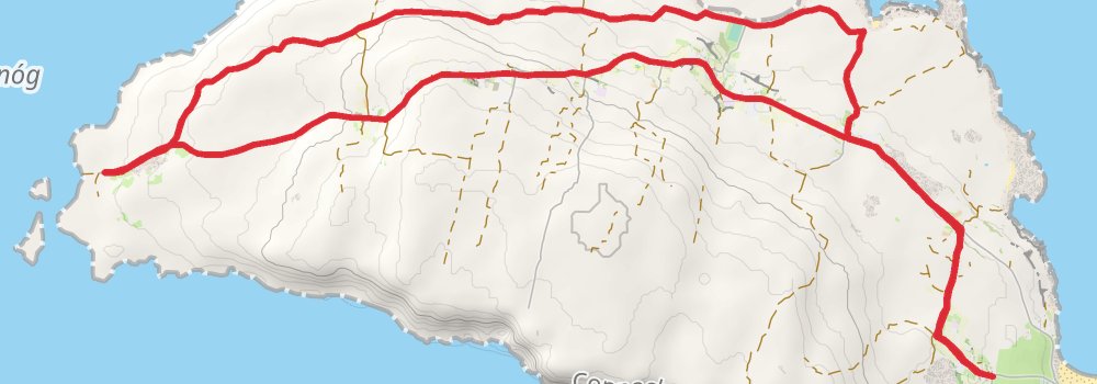 Connemara and the West of Ireland 9-Day Challenging Tour (Hillwalk Tours) alt 1 Map