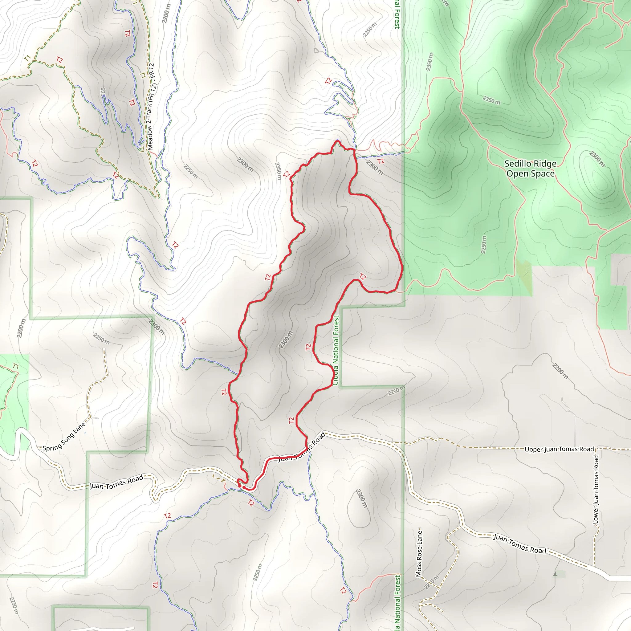Poke Chip and Bear Scat Loop mobile static map