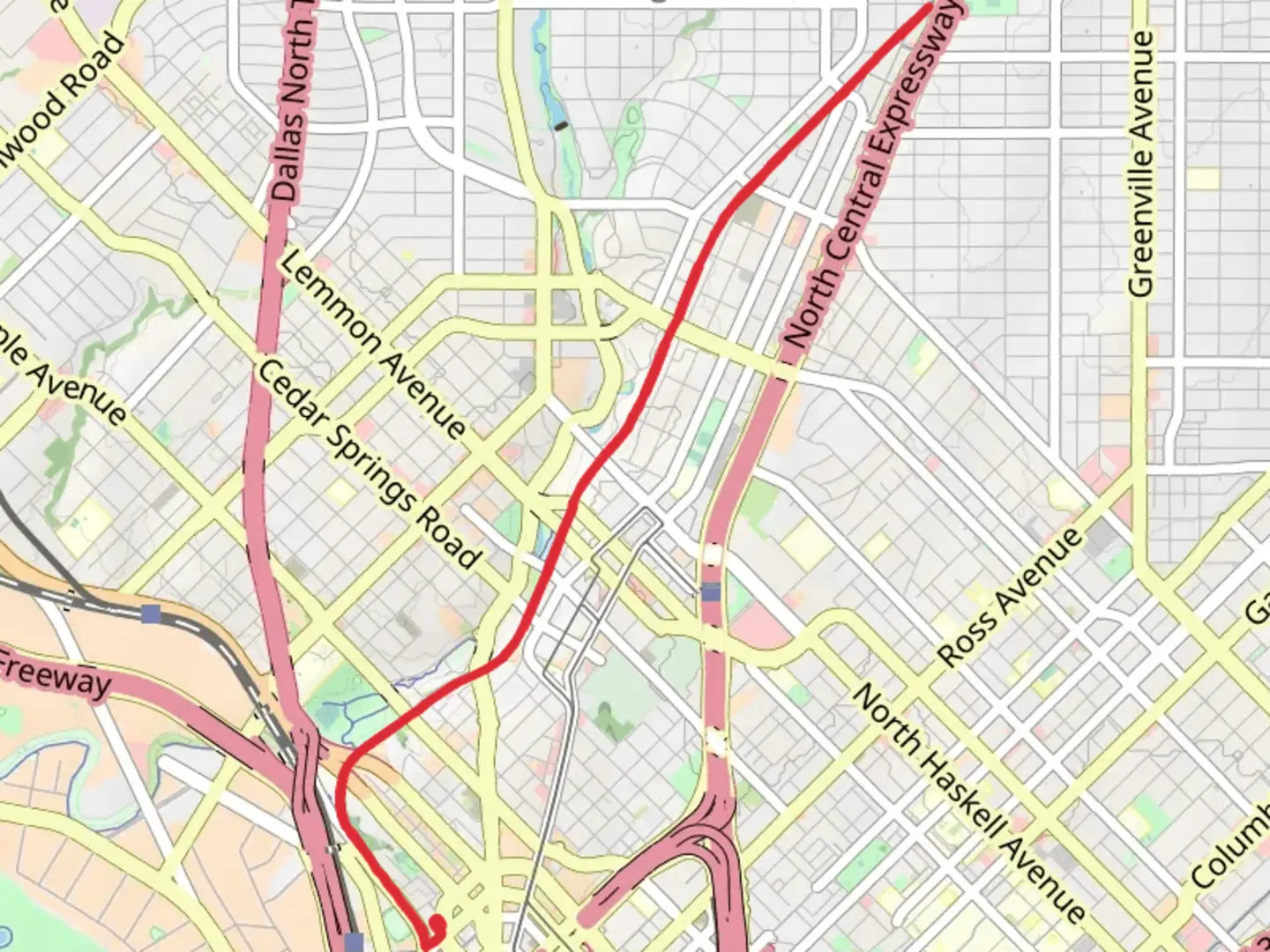 An image depicting the trail Katy Trail Greenbelt and its surrounding area.