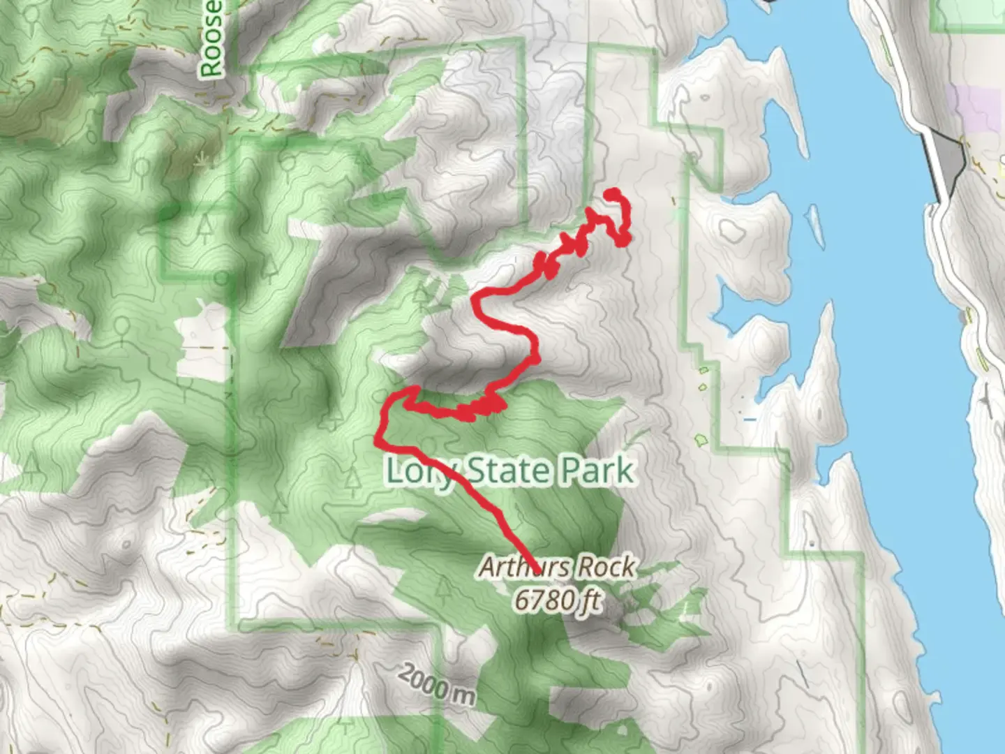 An image depicting the trail Timber Trail and its surrounding area.