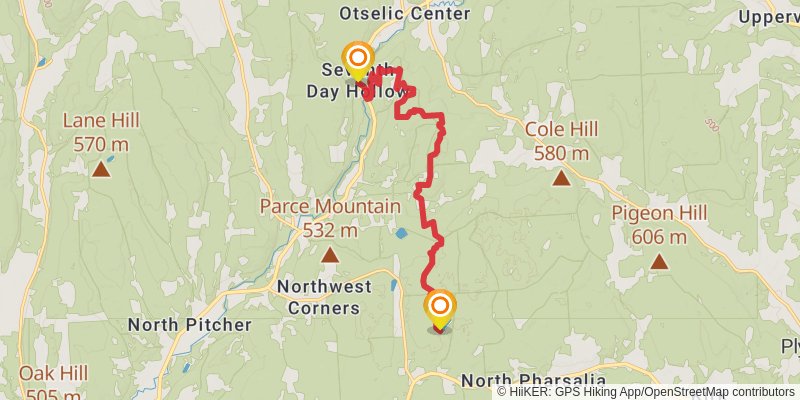 Finger Lakes Trail stage 38 Map