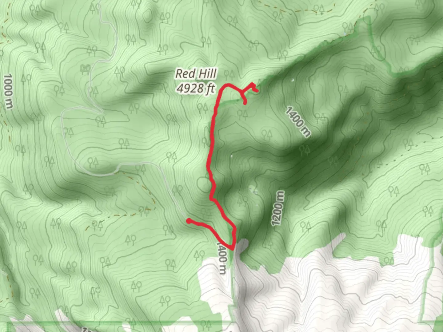 An image depicting the trail Old Vista Ridge Trail and its surrounding area.