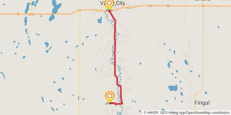 North Country Trail stage 22 Map