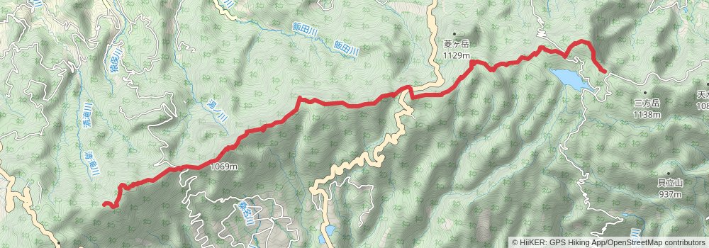 The Shin’etsu Trail stage 4 Map