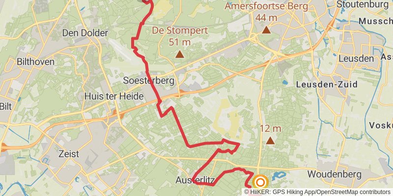 Trekvogelpad stage 9 Map