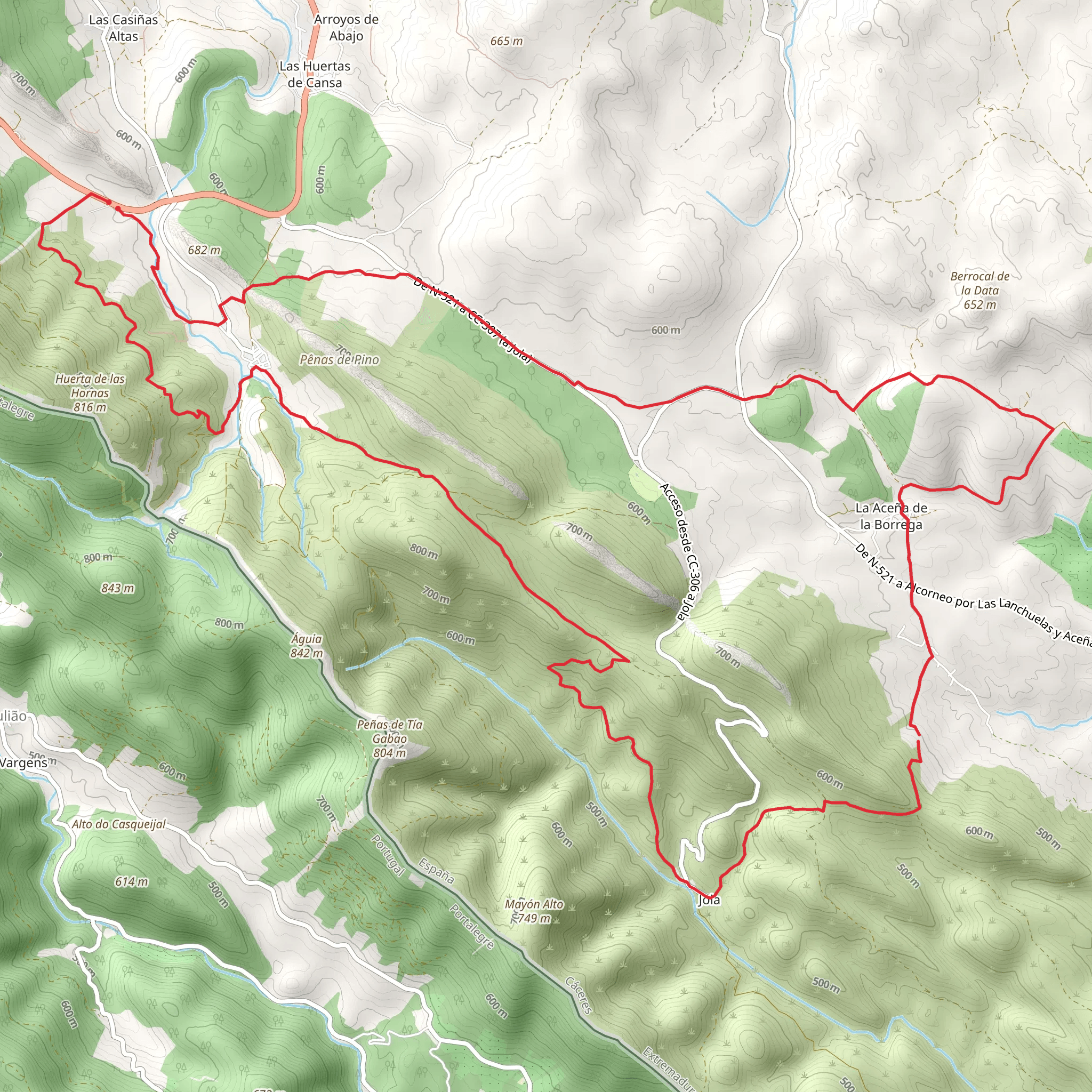 Cross Border Route PR CC 88 mobile static map